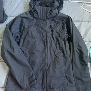 North Face HyVent Coat with Built in Jacket